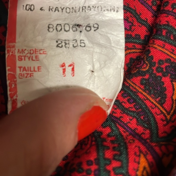 Vintage 80s quilted paisley blazer with shoulder pads in excellent condition - Picture 3 of 10